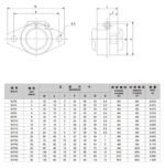 SHF25 Aluminium Shaft End Support Size 25mm - Image 5